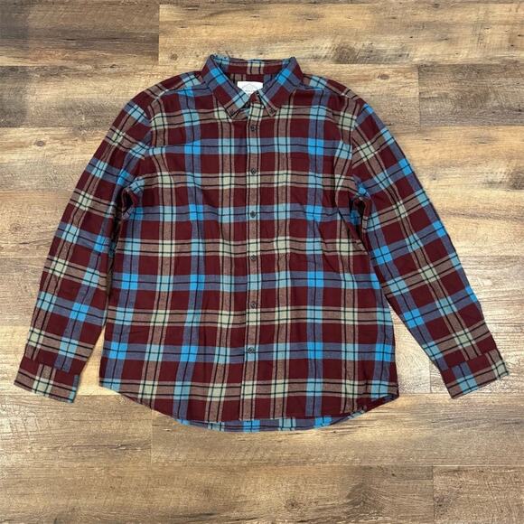 St. John's Bay 2XL XXL Plaid Flannel Shirt Button-Up Gorpcore Outdoor Workwear - Picture 1 of 7